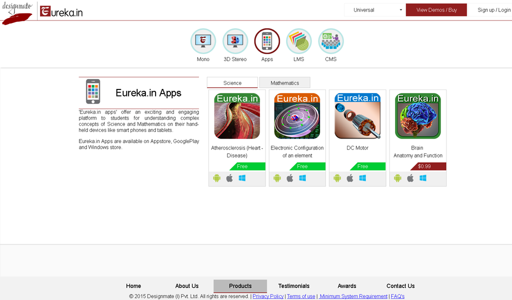 Eureka - Apps