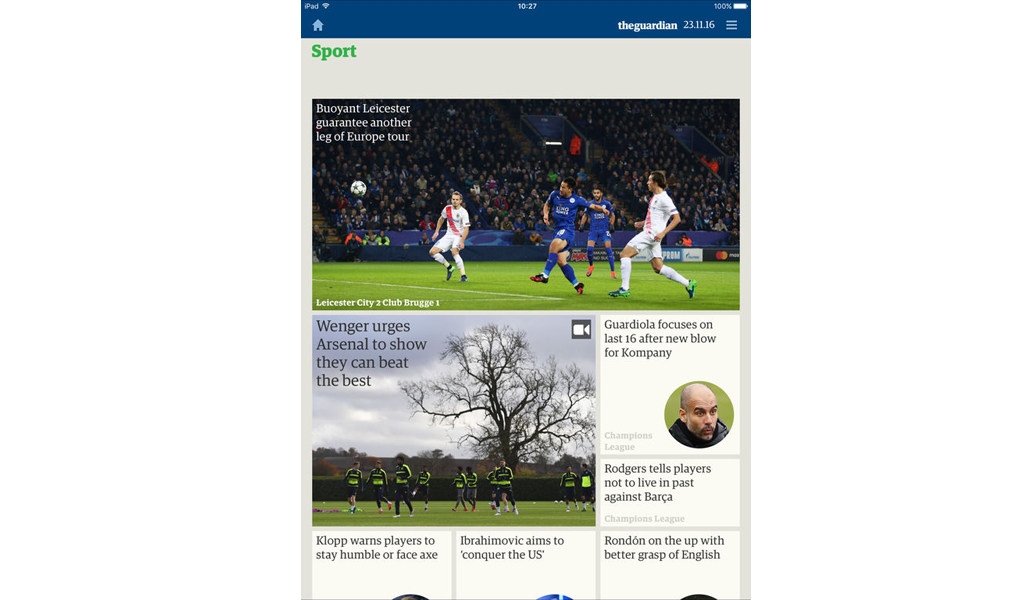 Guardian - iPad app 3