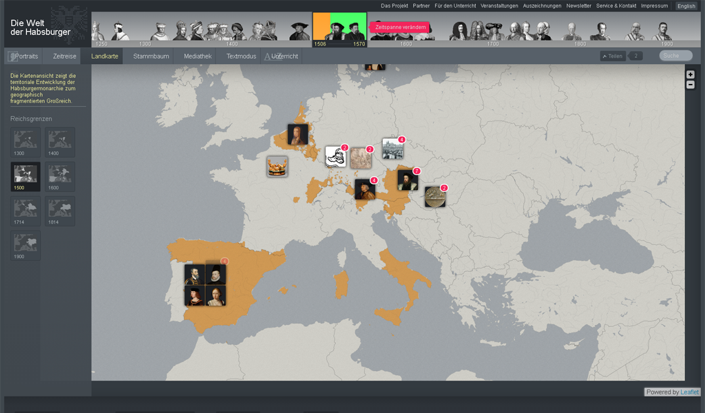 Habsburgs - Map