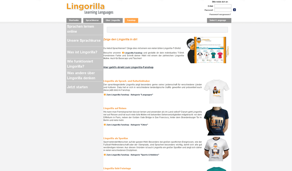 Lingorilla - Fan shop