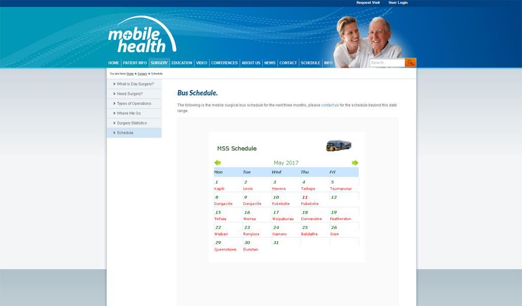 Mobile Health - Schedule