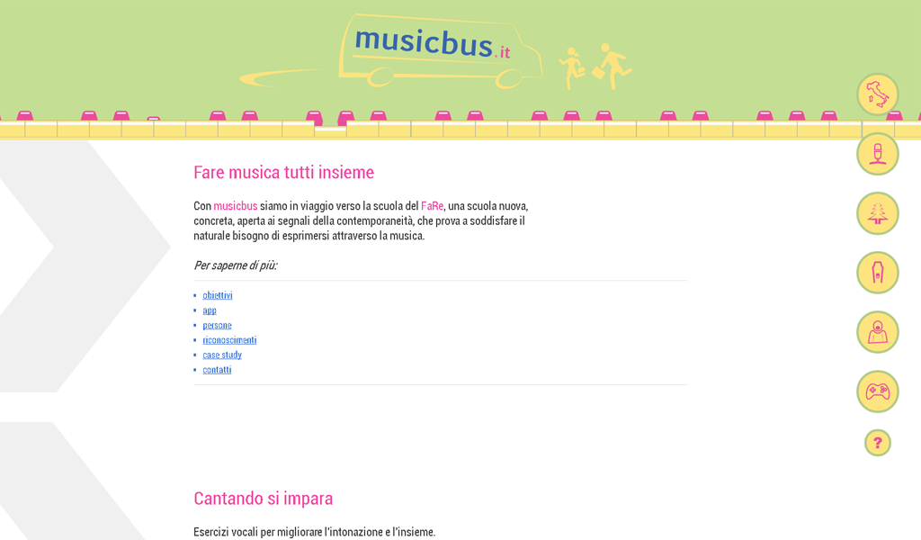 MusicBus - Main page