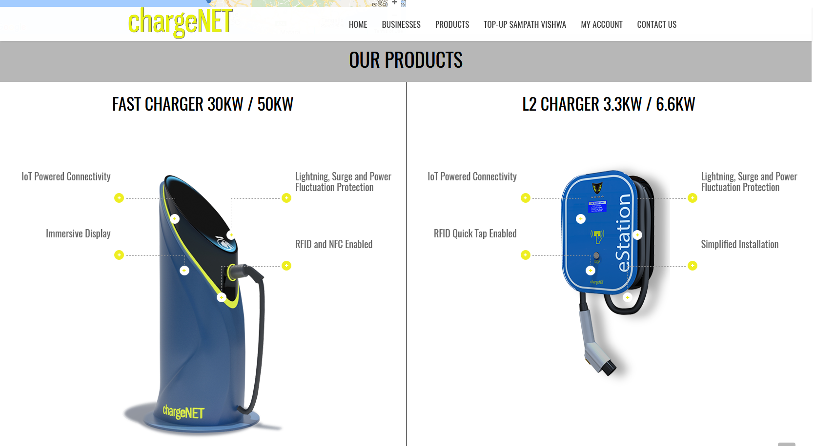 chargeNET - Products