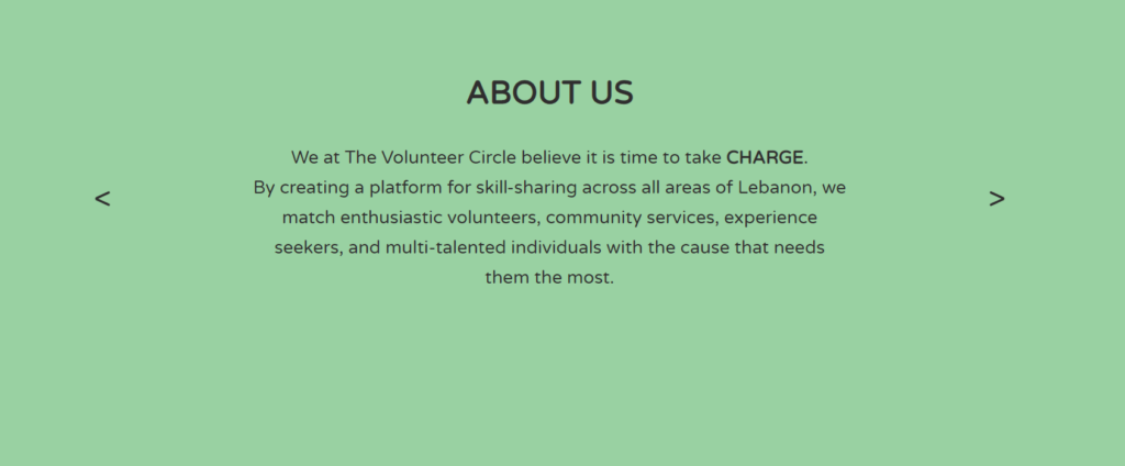 Volunteer circle website 3