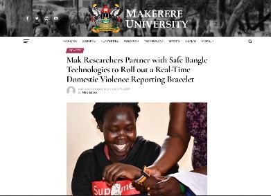 SafeBangle Technologies partners with Makerere University